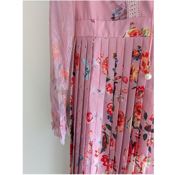 Keinmay Floral coquette pleated dress - Picture 6 of 12